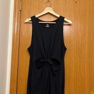Navy body con dress